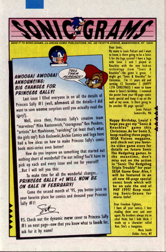 Sonic - Archie Adventure Series April 1995 Page 24